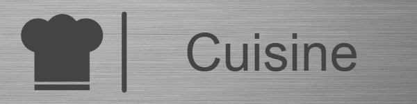 Plaque de porte "Cuisine"