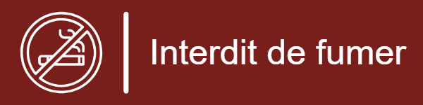 Plaque de porte "Interdit de Fumer"