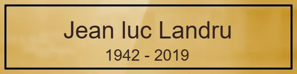 Plaque funeraire laiton