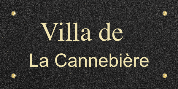 Plaque nom de maison