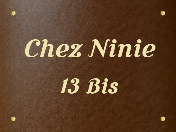 plaque habitation - en Ral effet rouille - taille 200x150 mm - Ral effet rouille • 200x150 mm • Vis apparentes