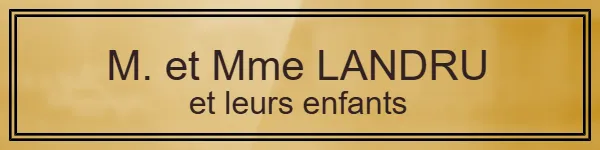 Plaque funeraire laiton - Laiton poli miroir • 200x50 mm • Sans fixation