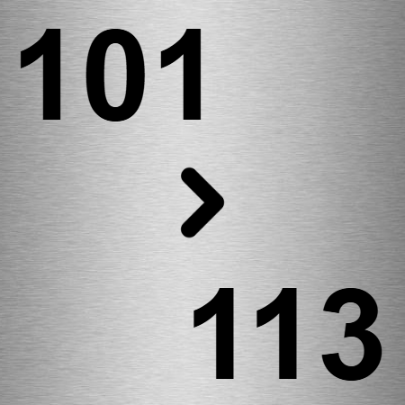 signalétique de couloirs - Inox • 150x150 mm • Double-face VHB 3M