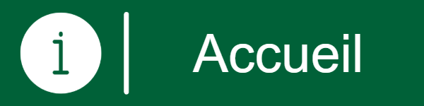Plaque de porte "Accueil" en Aluminium vert, taille 200x50 mm